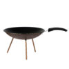 35 cm Campfire Skillet Pan with Tripod – Durable and Versatile Outdoor Cooking Tool