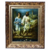 Hand-Knotted Persian Pictorial Rug - Tabriz Cyrus & Mandane Historical Scene