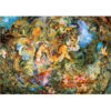 Hand-Knotted Persian Pictorial Rug - Tabriz Dayereh Hasti Miniature
