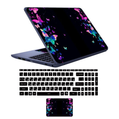 Laptop & Keyboard Stickers Model Butterfly