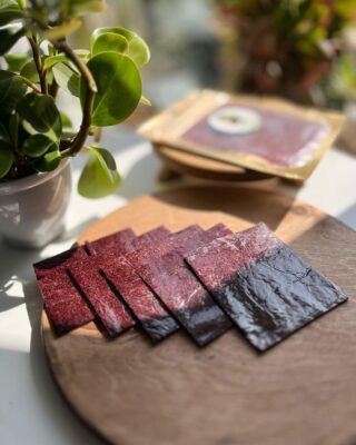 Traditional Homemade Cornelian Cherry Lavashak – Persian Sour Fruit Leather Roll, 800g