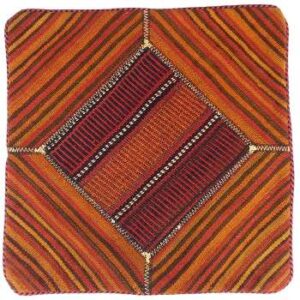 Persian Kilim Cushion Cover – Handwoven New Red