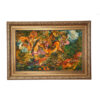 Hand-Knotted Persian Pictorial Rug - Tabriz Cycle of Life Miniature (Small)