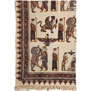 Persian Tablecloth: Isfahan’s Traditional Kalamkari Block Print Takht-e Jamshid