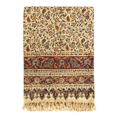 Iranian Tablecloth: Isfahan's Traditional Kalamkari Block Print