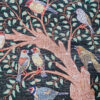 Hand-Knotted Persian Pictorial Rug from Qom Depicting Flowers
