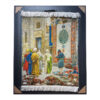 Hand-Knotted Persian Pictorial Rug - Tabriz Cairo Bazaar Scene