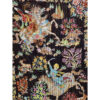 Hand-Knotted Persian Pictorial Rug - Qom Pure Silk Hunting Ground