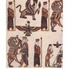 Persian Tablecloth: Isfahan's Traditional Kalamkari Block Print Takht-e Jamshid