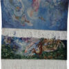Hand-Knotted Persian Pictorial Rug - Tabriz Morning Bloom Silk Blend