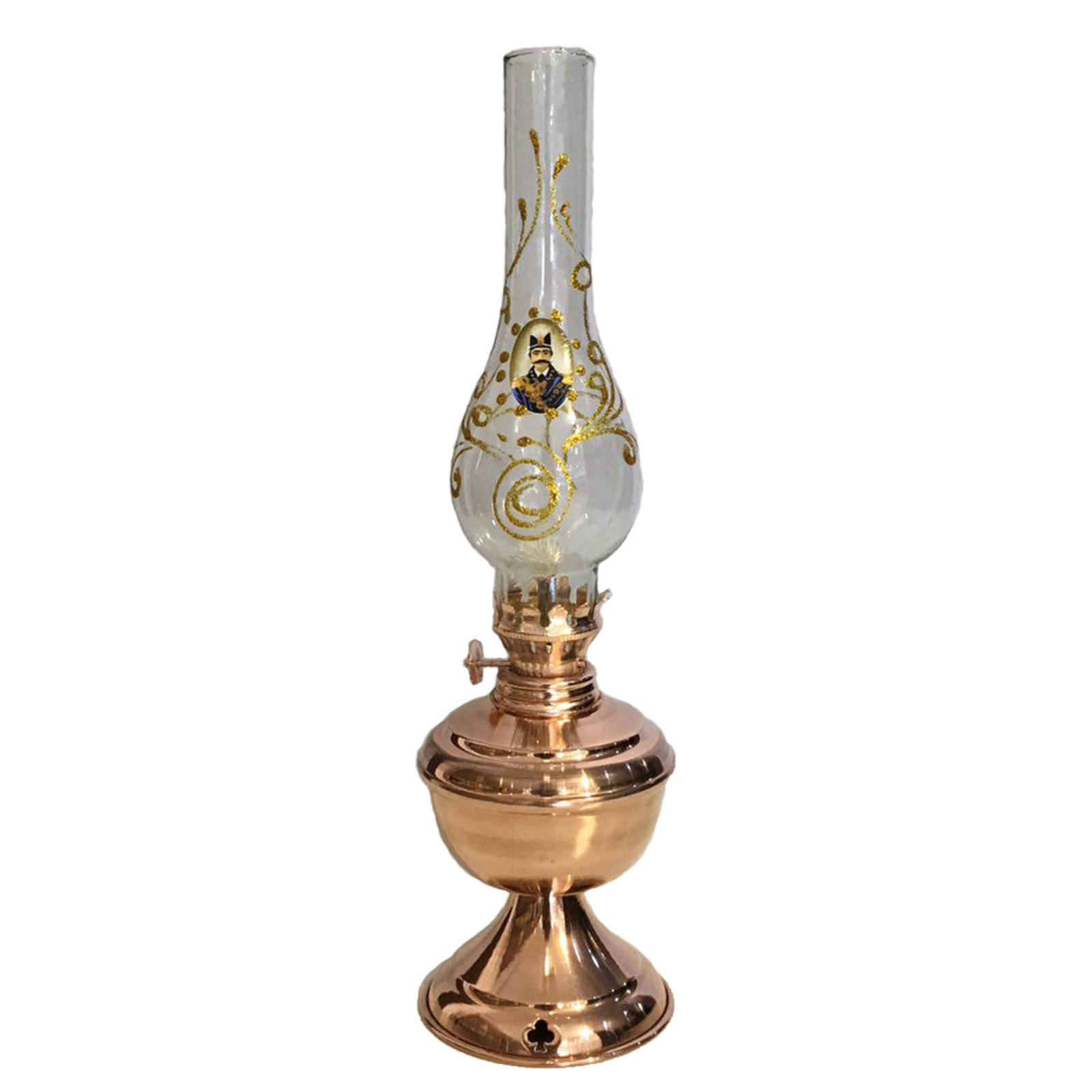 Persian Copper Kerosene Oil Lamp Model Shah Abbas (2x)