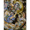 Hand-Knotted Persian Wall Hanging - Tabriz Miniature Art Tapestry