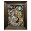 Hand-Knotted Persian Wall Hanging - Tabriz Miniature Art Tapestry