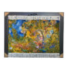 Hand-Knotted Persian Wall Hanging Rug from Tabriz Depicting Dayereh Hasti Miniature