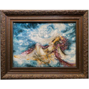 Hand-Knotted Persian Pictorial Rug – Tabriz Classic Miniature Composition