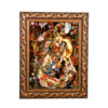 Hand-Knotted Persian Wall Hanging Rug from Tabriz Depicting Kindness Miniature