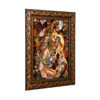 Hand-Knotted Persian Wall Hanging Rug from Tabriz Depicting Kindness Miniature