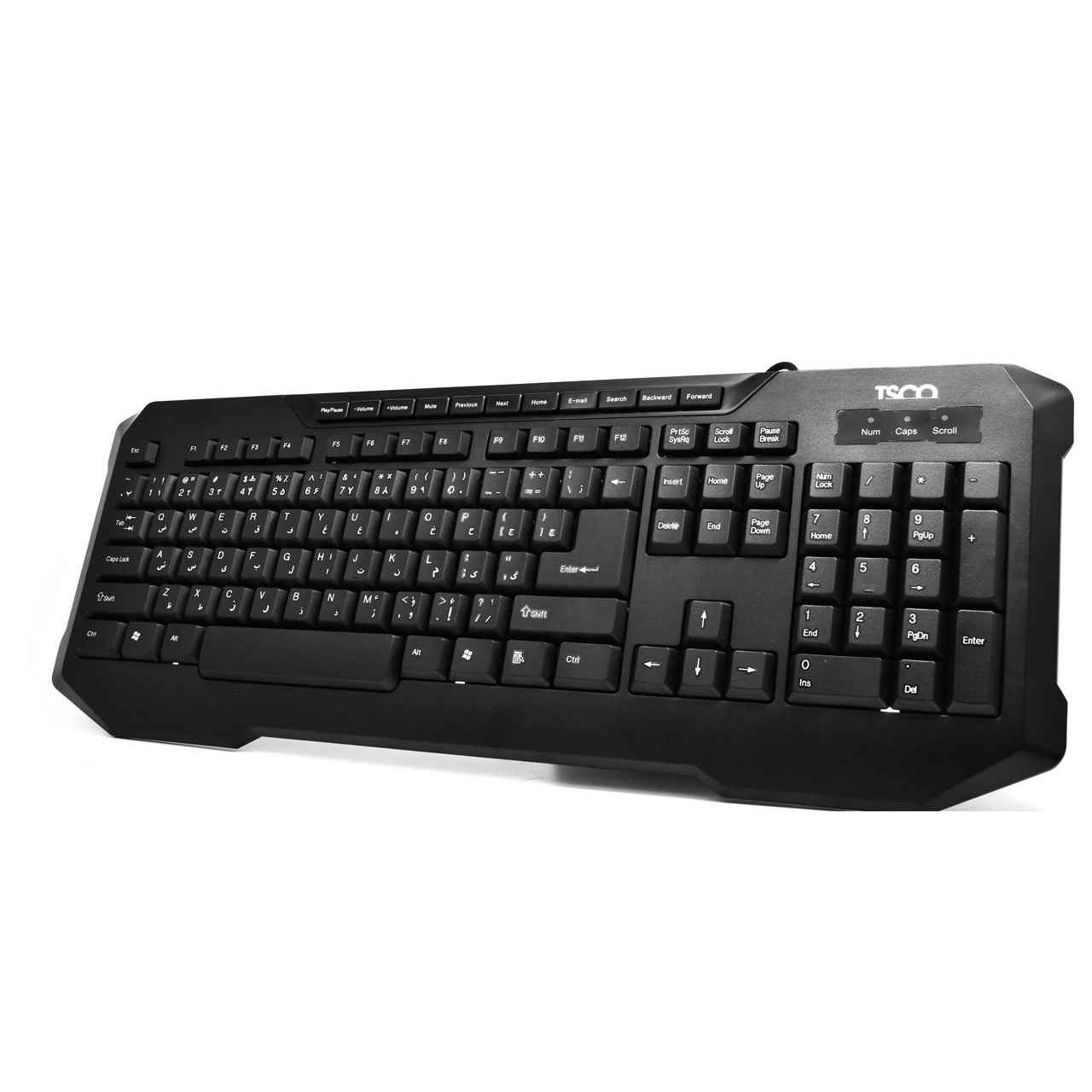 Tsco Keyboard With Persian Keycaps TK 8026