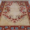 Islamic Prayer Rug Padded Red Velvet Sajadah with Floral Design for Muslims