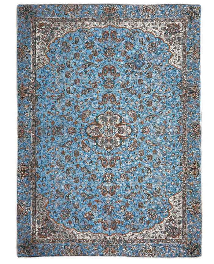 Persian Termeh Prayer Mat Luxury Islamic Sajada Blue