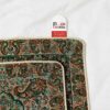 Travel Prayer Mat for Muslim Pocket Sized & Portable Green Paisley