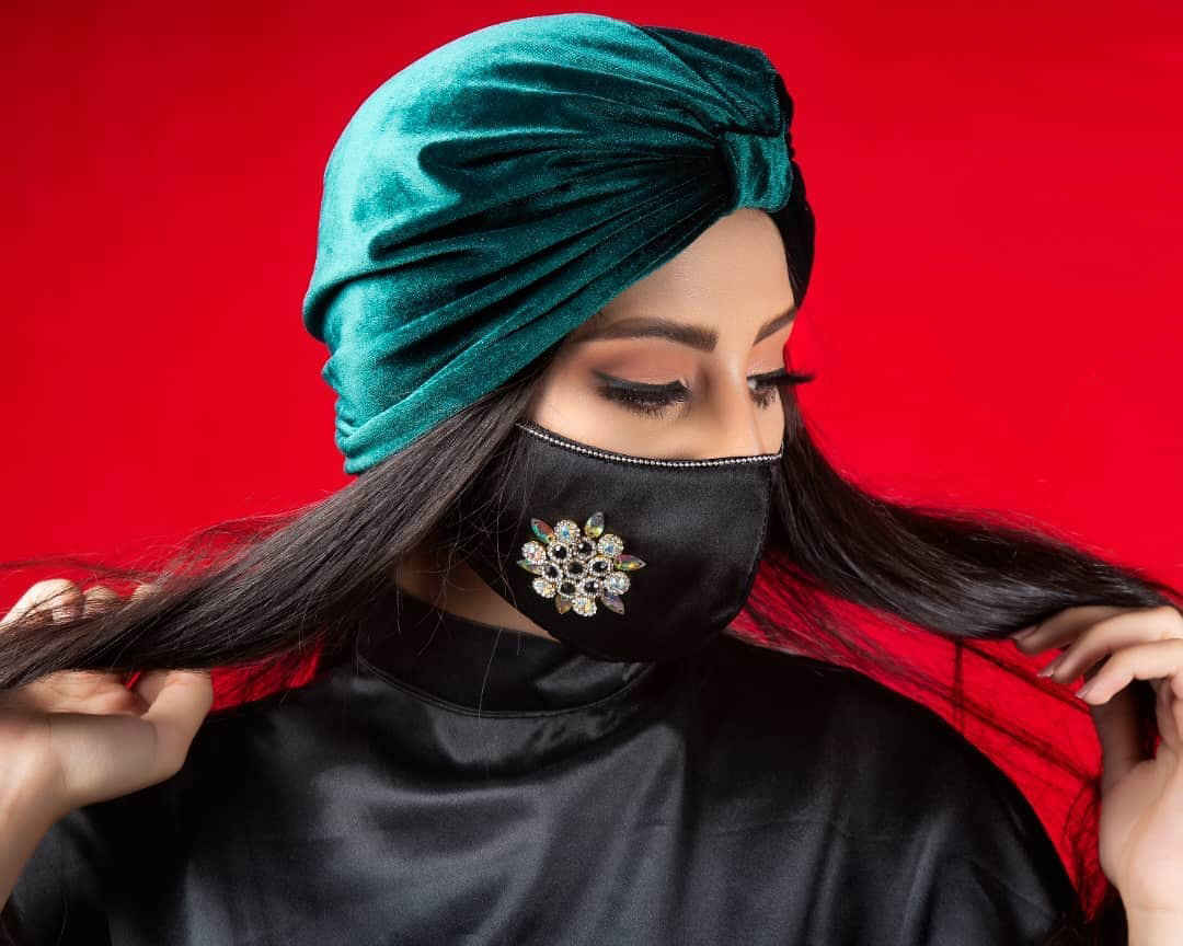 Handcrafted Embroidered Face Mask for Women