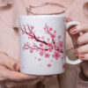 Persian Ceramic Coffee Mug - Farsi Poem Calligraphy