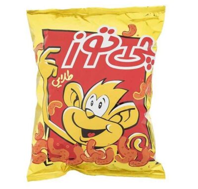 Cheetoz Talai Iranian Pofak, Salted Cheese Puffed Snack, 170 g (10-Pack)