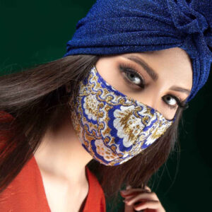Handcrafted Fashion Embroidered Face Mask for Women – Model Abtin