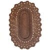 Handwoven Boho Macrame Floor Rug – Brown Color