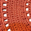 Handwoven Boho Macrame Floor Rug – Red Color