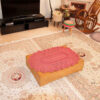 Handwoven Boho Macrame Floor Rug – Oval Shape