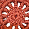 Handwoven Boho Macrame Floor Rug – Red Color