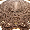 Handwoven Boho Macrame Floor Rug – Brown Color