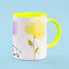 Persian Ceramic Coffee Mug - Poem Calligraphy