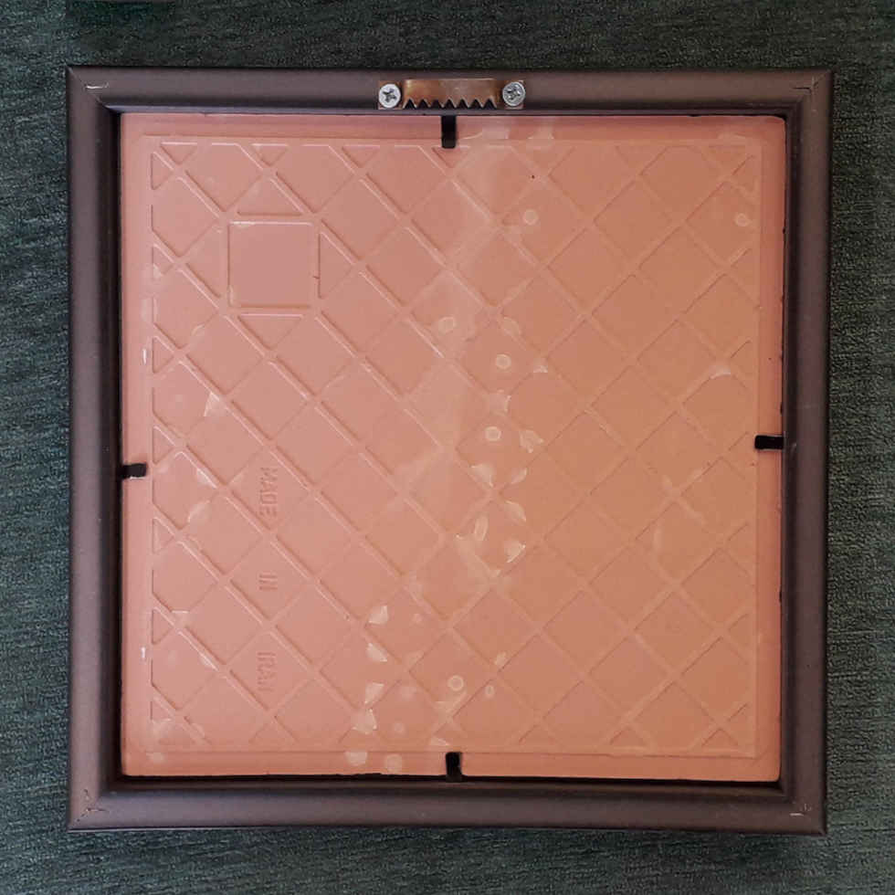 Decorative Persian Framed Tile – Calligraphy Pattern: Nafase Bade Saba