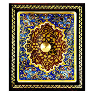 Handcrafted Wooden Jewelry Box with Persian Khatam Design – King