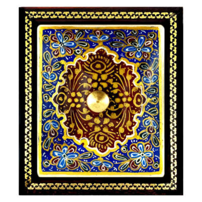 Handcrafted Wooden Jewelry Box with Persian Khatam Design - King