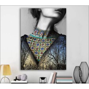 Persian Wooden Poster Print – Dokhtar Wall Art