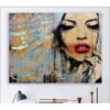 Persian Wooden Poster Print - Girl Wall Art