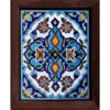 Decorative Persian Framed Ceramic Tile - Seven Colors