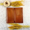 Persian Leather Long Wallet with Love Design
