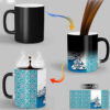 Persian Ceramic Coffee Mug - Heat Sensitive Rumi Poem