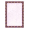 Purple Colored Tazhib A4 Paper (100x)