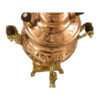 Persian Copper Samovar Decorative Charcoal Tea Maker Floral Motifs 1-Liter