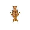 Persian Copper Samovar Decorative Charcoal Tea Maker Floral Motifs 1-Liter