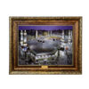Islamic Wall Rug Kaaba Model Night