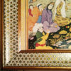Decorative Persian Framed Tile - Shahnameh Inspired: Miniature