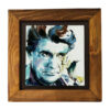 Decorative Persian Framed Ceramic Tile - M.R Shajarian