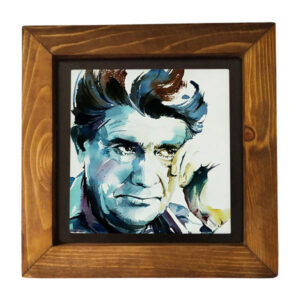 Decorative Persian Framed Ceramic Tile – M.R Shajarian